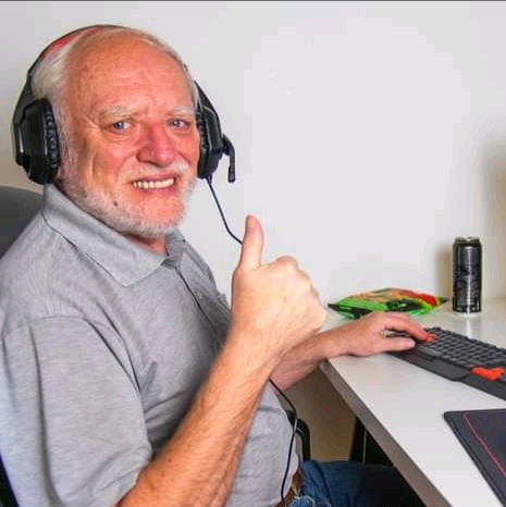 Hide the pain Harold headphones Blank Meme Template