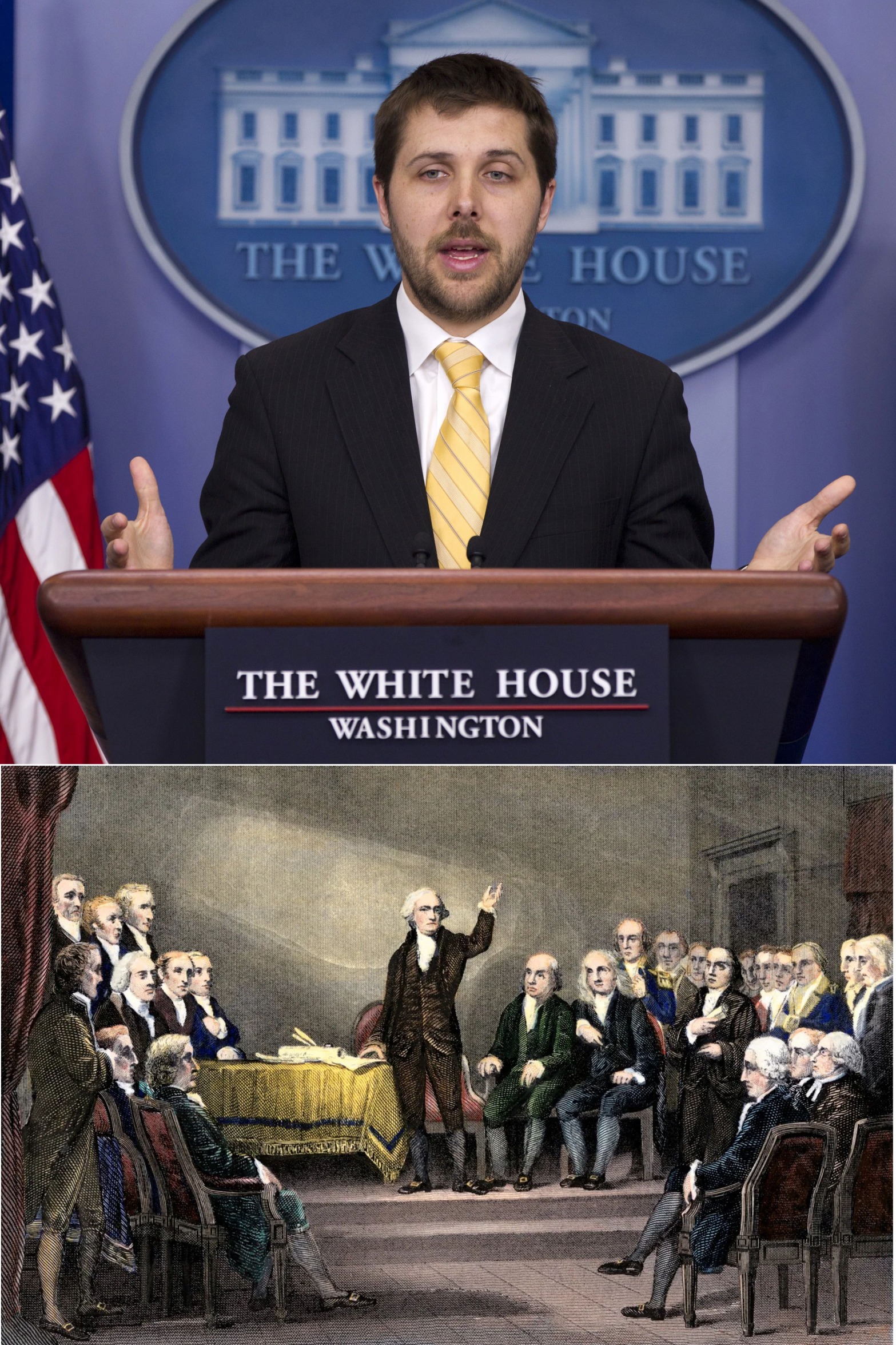 High Quality Director of the National Economic Council Brian Deese Blank Meme Template