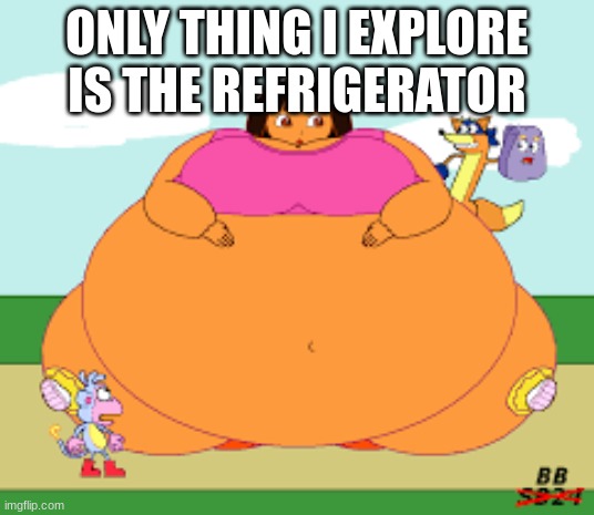 ONLY THING I EXPLORE IS THE REFRIGERATOR | made w/ Imgflip meme maker