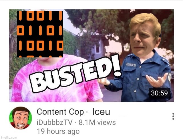 Bad cropping is bad. | Iceu | made w/ Imgflip meme maker