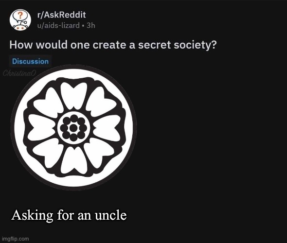 Order of the White Lotus Meme Avatar | ChristinaO; Asking for an uncle | image tagged in memes,avatar the last airbender,avatar,order of the white lotus,uncle iroh,anime | made w/ Imgflip meme maker