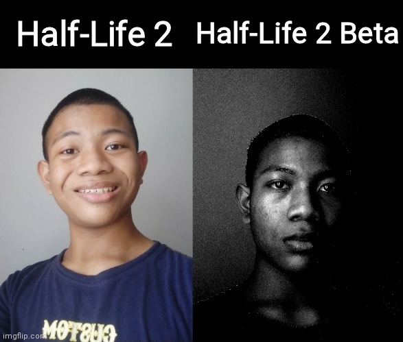 Akifhaziq becomes uncanny | Half-Life 2; Half-Life 2 Beta | image tagged in akifhaziq becomes uncanny | made w/ Imgflip meme maker