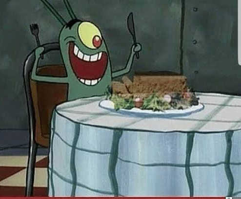 Plankton Holographic Meatloaf My Favorite Blank Meme Template