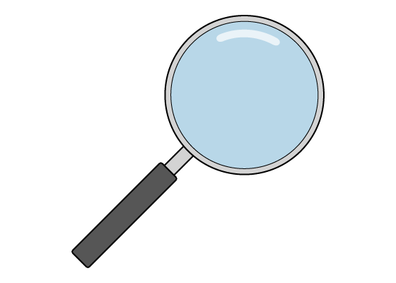 High Quality Magnifying Glass Blank Meme Template