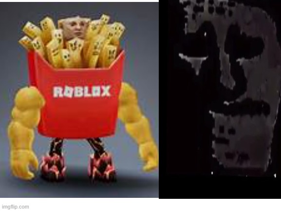 Troll face becomes uncanny - Roblox