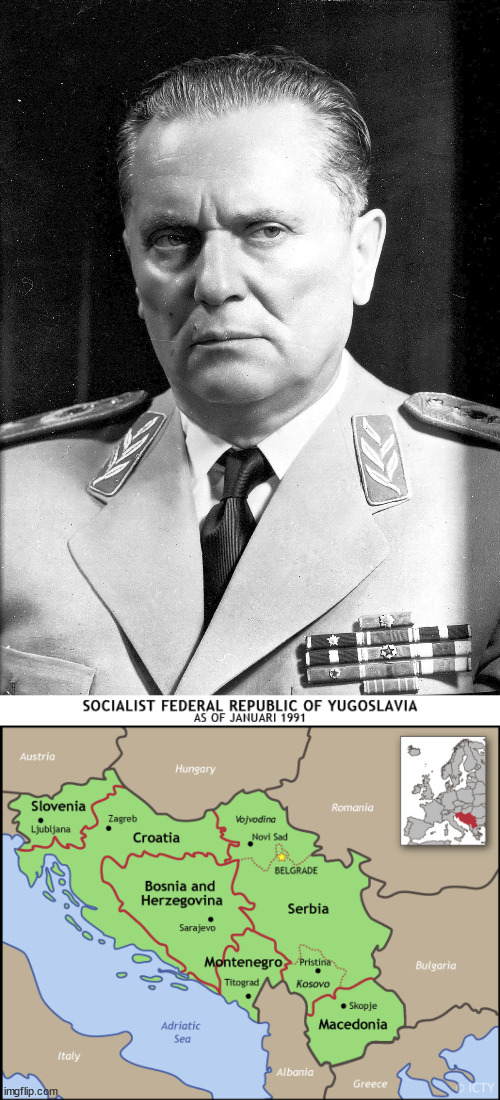 Melania Trumps real hero a communist. | image tagged in bronz tito,yugoslavia,melania trump,slovenia | made w/ Imgflip meme maker