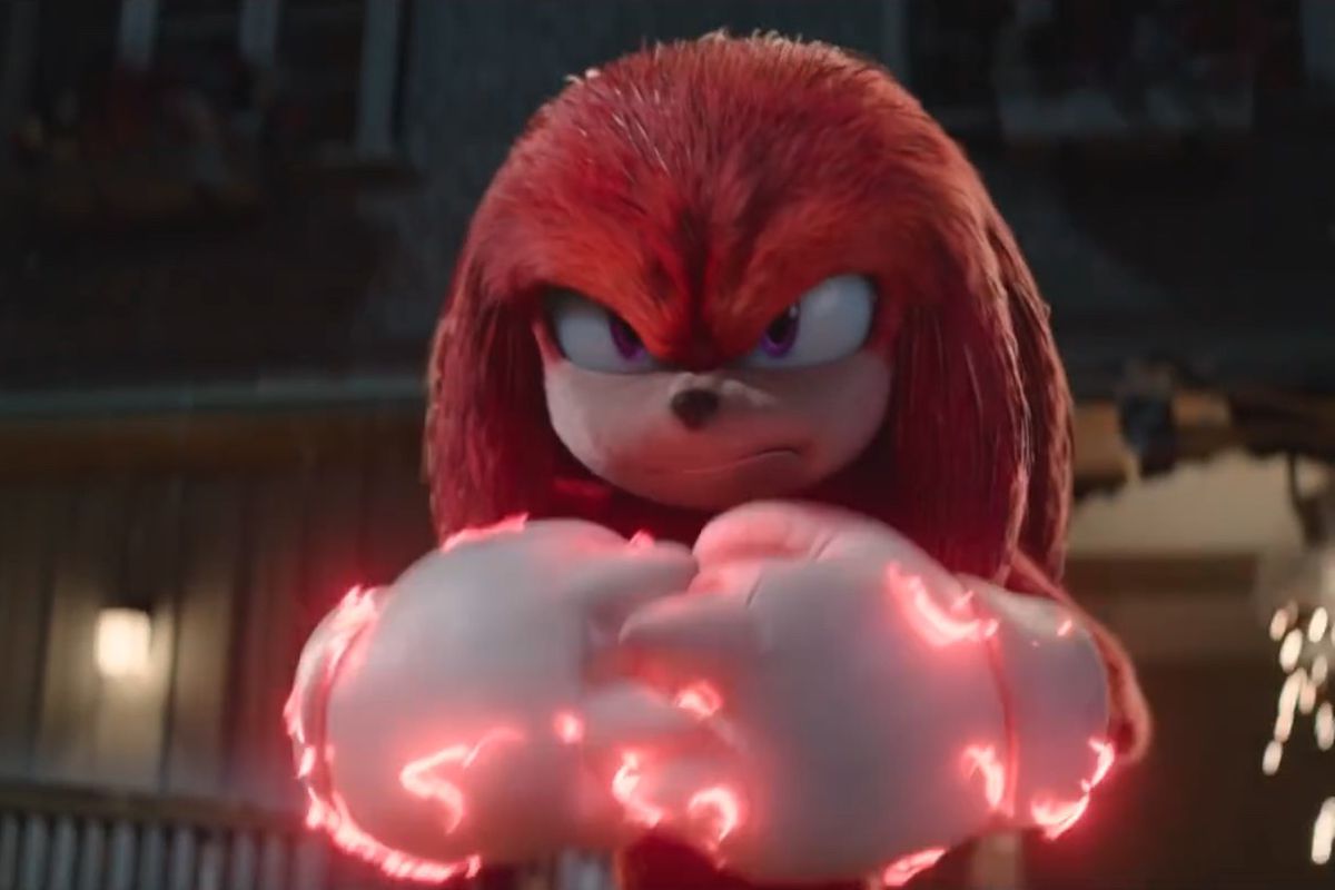 Sonic 2 Knuckles about to fight Blank Meme Template