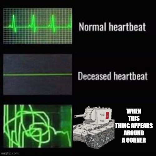 got rekt by it 10 times, still counting | WHEN THIS THING APPEARS AROUND A CORNER | image tagged in heartbeat rate | made w/ Imgflip meme maker