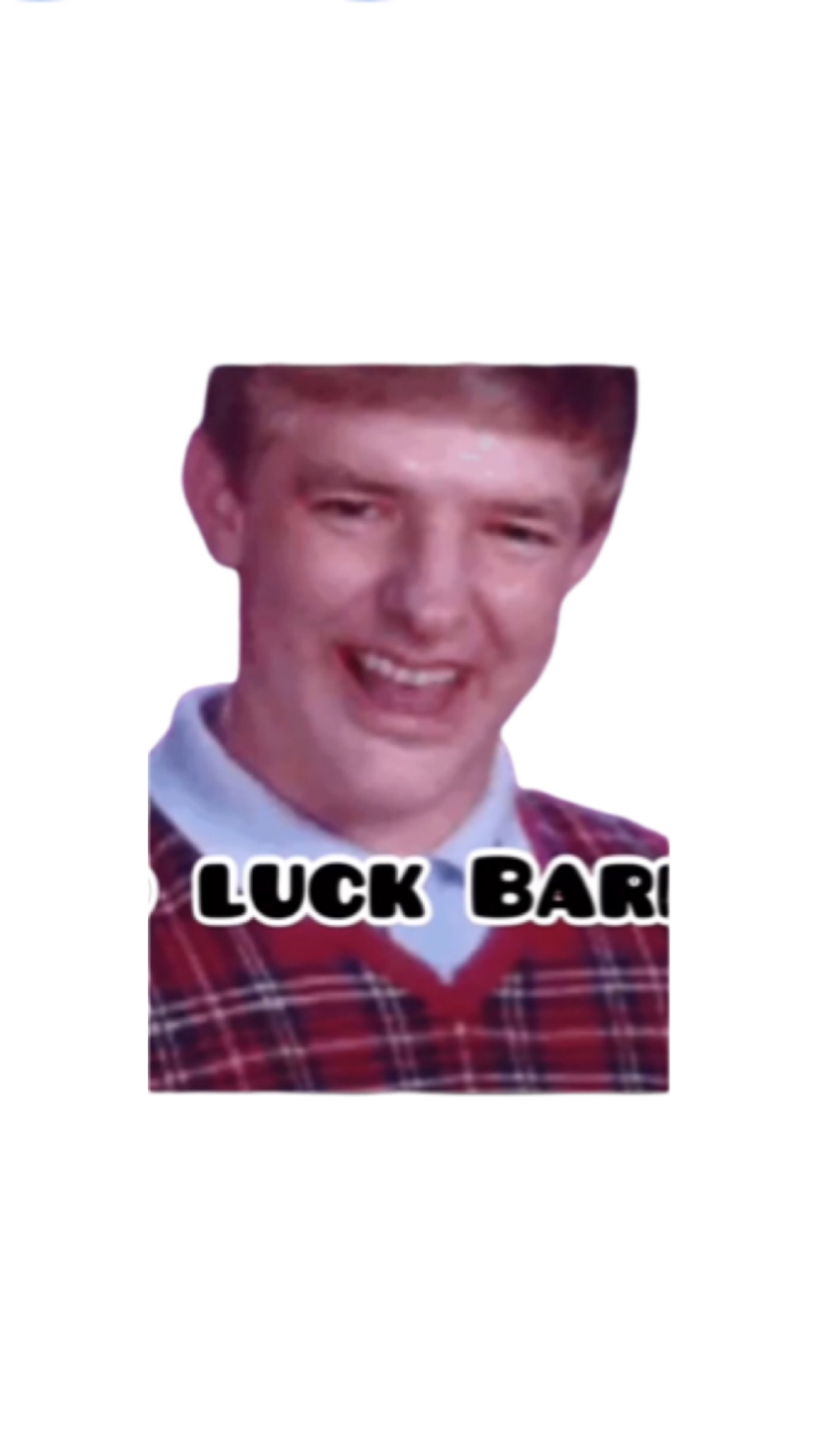 Bad luck Barry Blank Meme Template