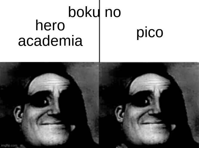 Double Teacher’s Copy | hero academia pico boku no | image tagged in double teacher s copy | made w/ Imgflip meme maker