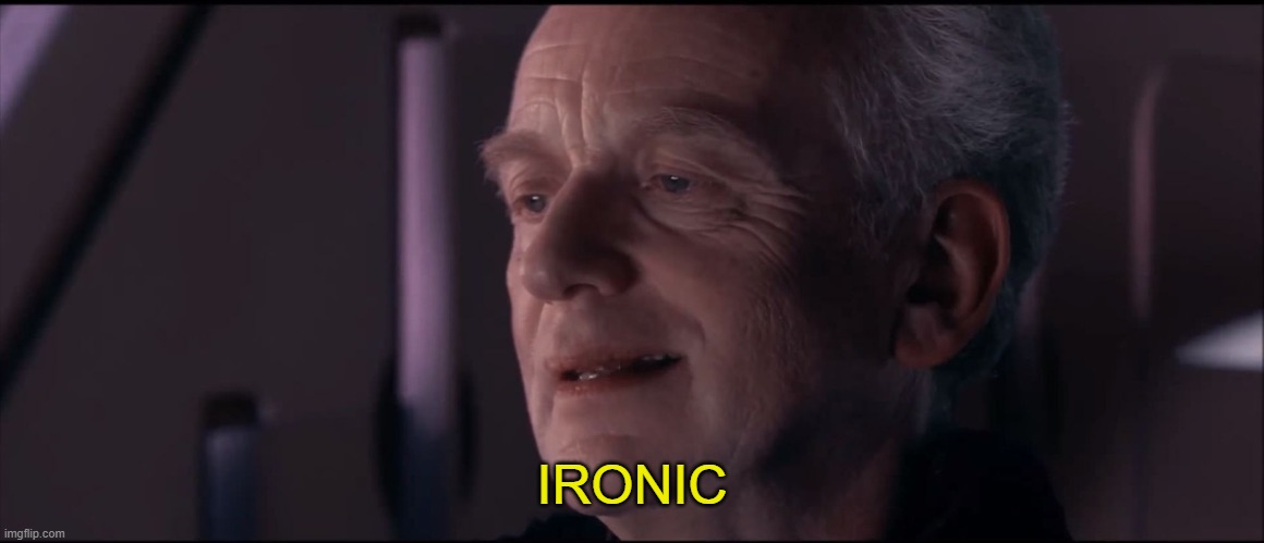 Palpatine Ironic  | IRONIC | image tagged in palpatine ironic | made w/ Imgflip meme maker