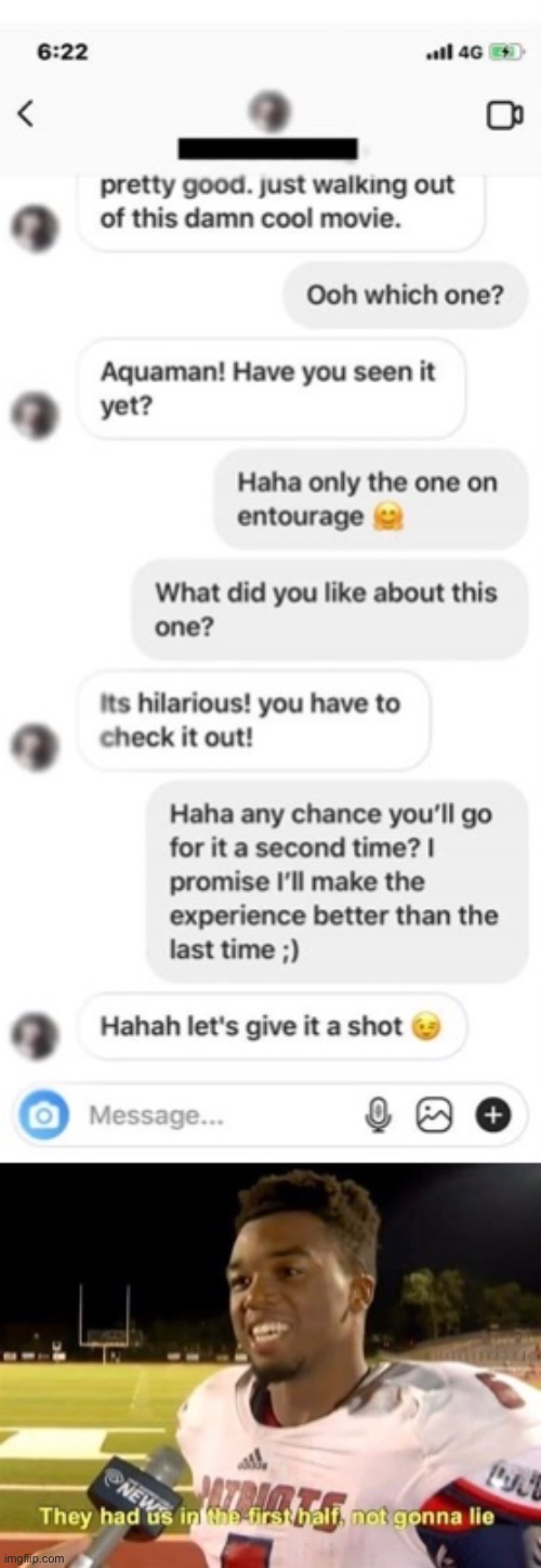 Well that is definitely a good way to ask someone out to the cinema | image tagged in funny,memes,n0_-f1lt3r,instagram dms | made w/ Imgflip meme maker