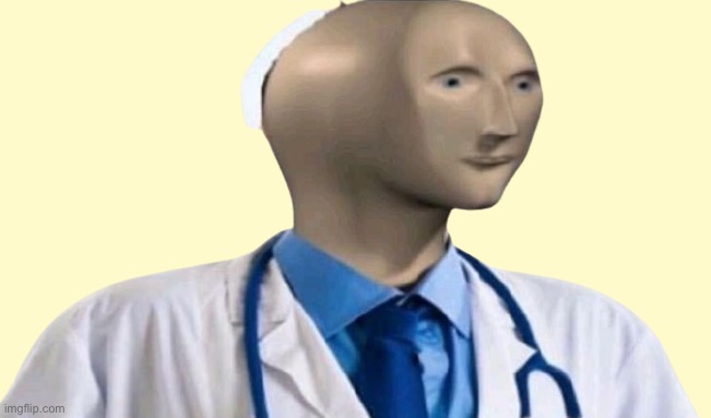Meme man doctor transparent | image tagged in meme man doctor transparent | made w/ Imgflip meme maker