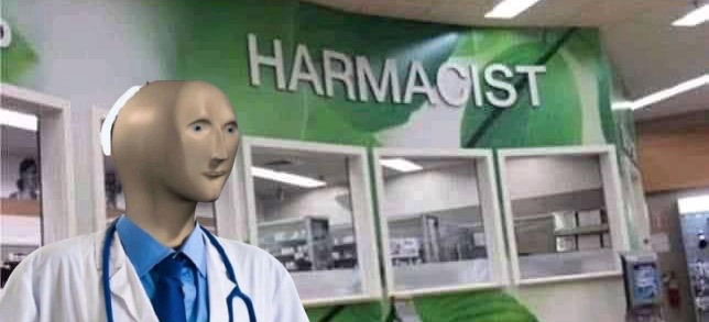 Meme man harmacist Blank Meme Template