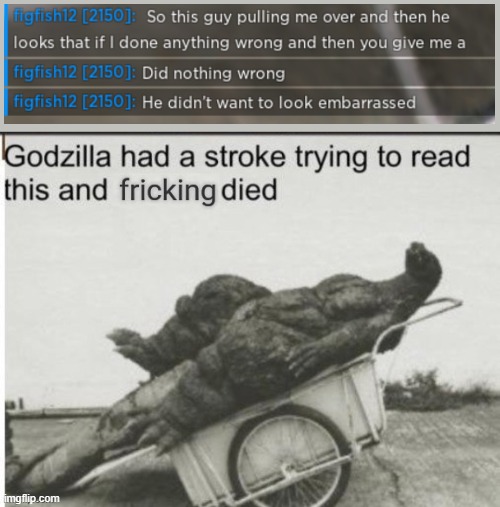 roblox kids lol | image tagged in godzilla had a stroke trying to read this and fricking died | made w/ Imgflip meme maker