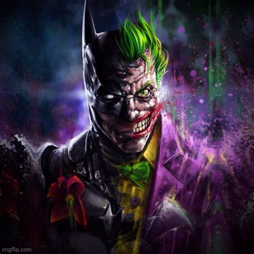 Batman/Joker | image tagged in batman/joker | made w/ Imgflip meme maker