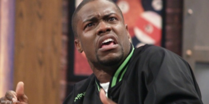 Kevin hart grossed out | image tagged in kevin hart grossed out | made w/ Imgflip meme maker