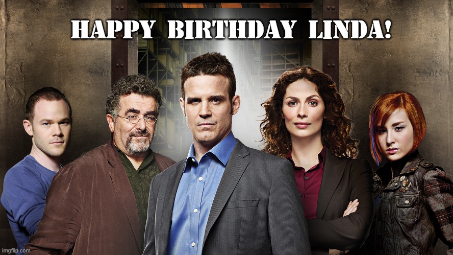 Happy Birthday from the Warehouse | HAPPY BIRTHDAY LINDA! | image tagged in happy birthday | made w/ Imgflip meme maker