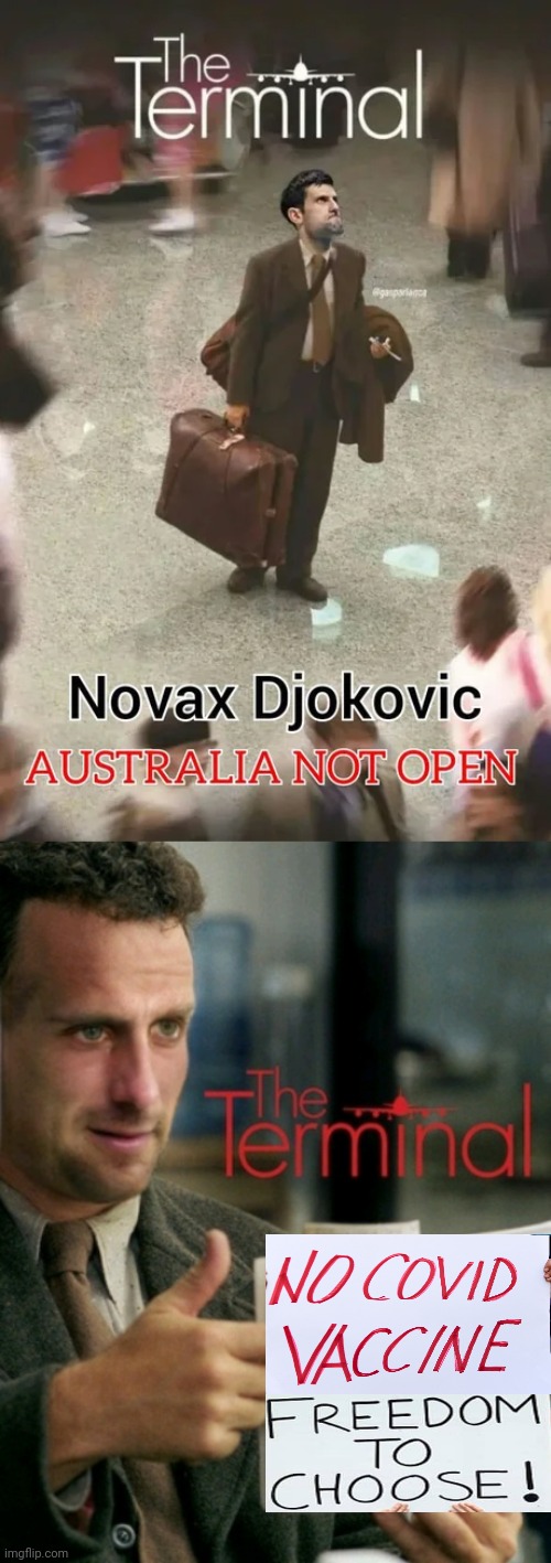 Australia not open continues dictatorship | image tagged in meanwhile in australia,aussie,tennis | made w/ Imgflip meme maker