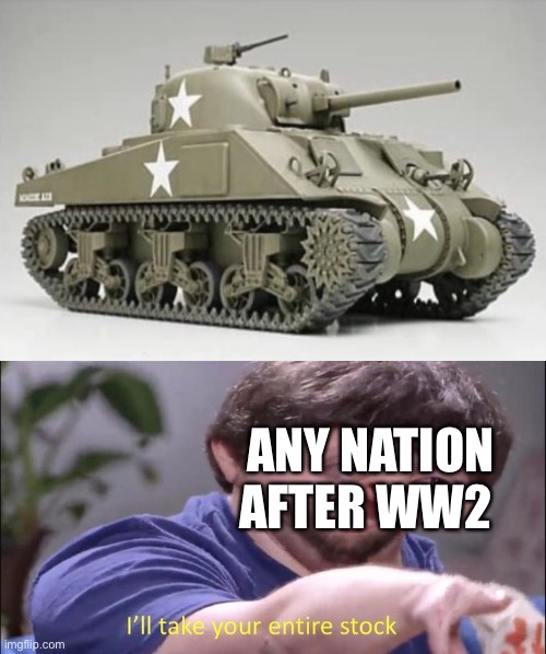 ANY NATION AFTER WW2 | image tagged in i'll take your entire stock | made w/ Imgflip meme maker