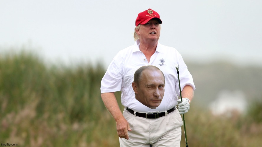 Trump Golfing | image tagged in trump golfing | made w/ Imgflip meme maker