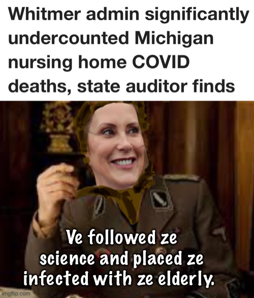 The science of fascism | Ve followed ze science and placed ze infected with ze elderly. | image tagged in memes,politics suck,government corruption | made w/ Imgflip meme maker