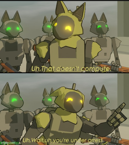me when i see nsfw not marked nsfw | image tagged in protogens in star wars that doesn't compute | made w/ Imgflip meme maker