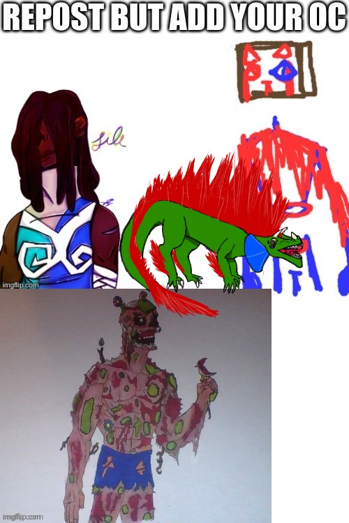 My OC, V-rex is in the center. He's a dinosaur hybrid | image tagged in drawing,oc,dinosaur | made w/ Imgflip meme maker