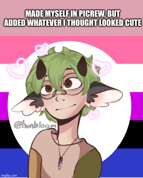 I did dye my hair irl tho | MADE MYSELF IN PICREW, BUT ADDED WHATEVER I THOUGHT LOOKED CUTE | made w/ Imgflip meme maker