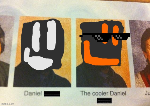 I will never forget the old pfp | image tagged in the cooler daniel | made w/ Imgflip meme maker
