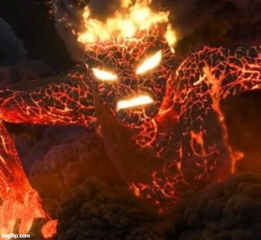 Lava Giant Fred | image tagged in disney | made w/ Imgflip meme maker