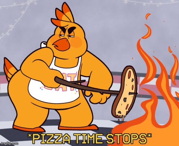 Pizza time stops FNAF Edition | image tagged in pizza time stops fnaf edition | made w/ Imgflip meme maker
