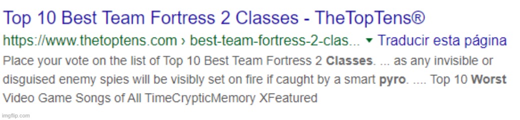 top 10 best tf2 classes | image tagged in top 10 best tf2 classes | made w/ Imgflip meme maker