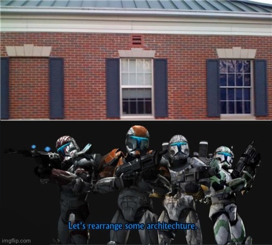 One window fail | image tagged in republic commando lets rearrange some architecture,windows,window,you had one job,architecture,memes | made w/ Imgflip meme maker