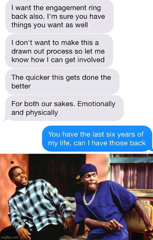 oof comeback 100 | image tagged in ice cube damn,insults,savage memes,text roasts,ex | made w/ Imgflip meme maker