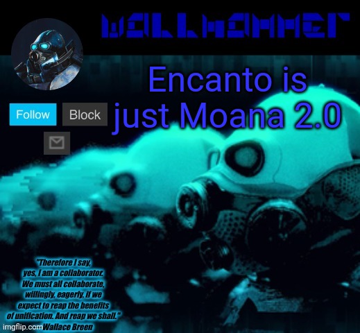 Encanto is just Moana 2.0 | image tagged in announcement temp rev mp | made w/ Imgflip meme maker