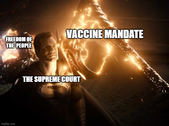 I guess you can say the American people are 'not impressed' with the current white house administration. | VACCINE MANDATE; FREEDOM OF THE  PEOPLE; THE SUPREME COURT | made w/ Imgflip meme maker