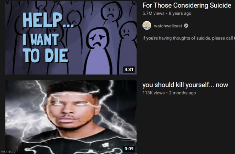 Google chose violence (this is a repost) | made w/ Imgflip meme maker