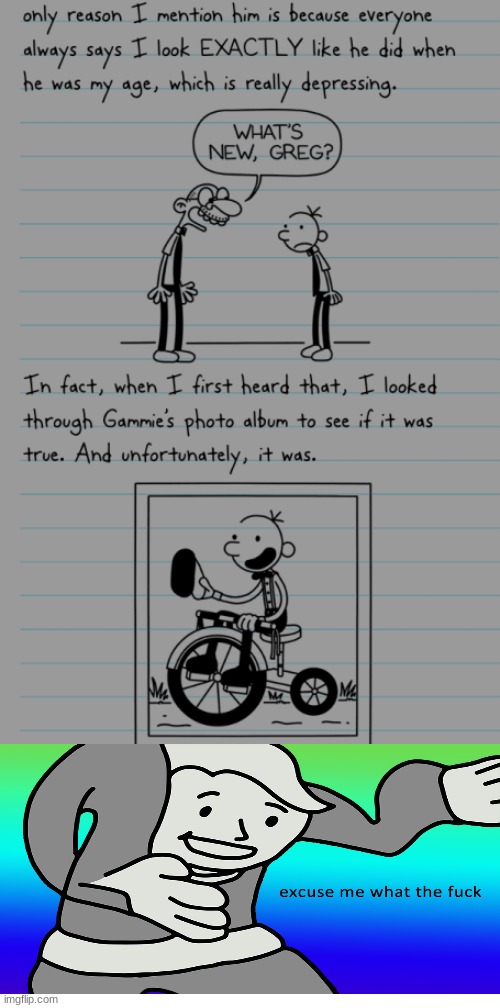 THEN THAT MEANS..... | image tagged in diary of a wimpy kid,memes | made w/ Imgflip meme maker