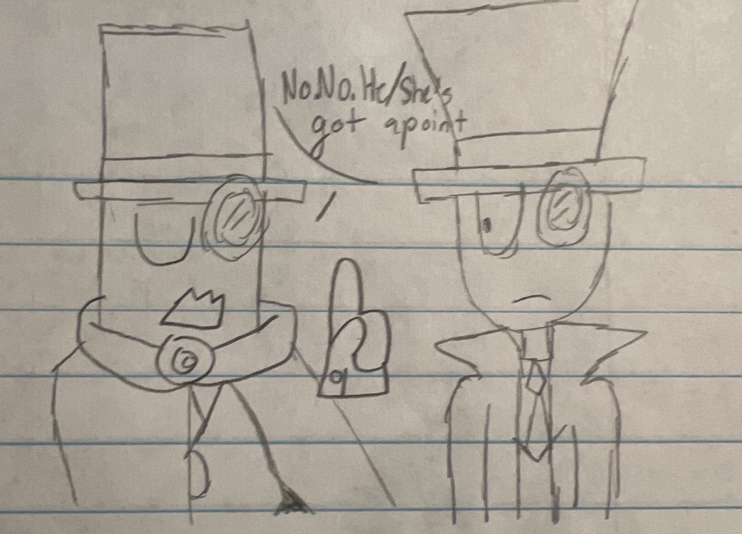 Count Bleck with Black Hat No No he/she’s got a point Blank Meme Template