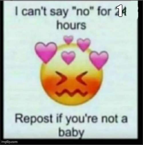 cant say no | 1 | image tagged in cant say no | made w/ Imgflip meme maker