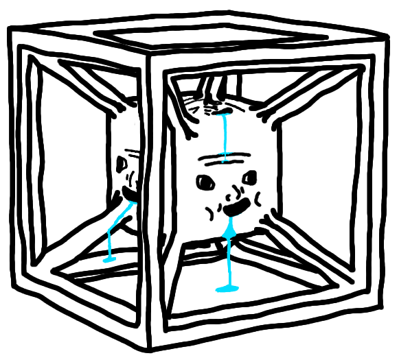 High Quality cube head Blank Meme Template