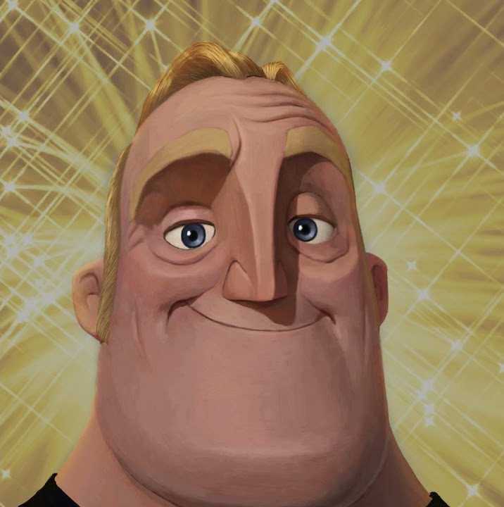High Quality Mr. Incredible becomes canny stage 2 Blank Meme Template