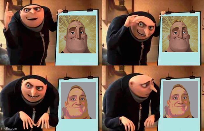 A very lazy meme | image tagged in memes,gru's plan,mr incredible becoming canny,mr incredible becoming uncanny,lazy meme | made w/ Imgflip meme maker