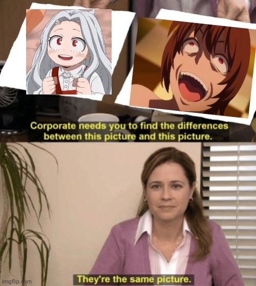 Eri and keyaru seems to reverse stuff | image tagged in anime,mha,redo of healer | made w/ Imgflip meme maker