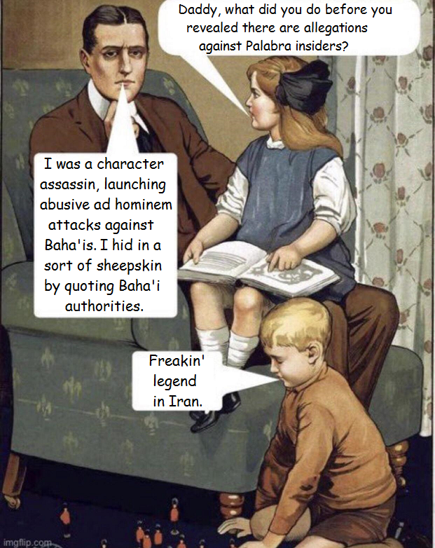 Daddy, what did you do? Blank Meme Template