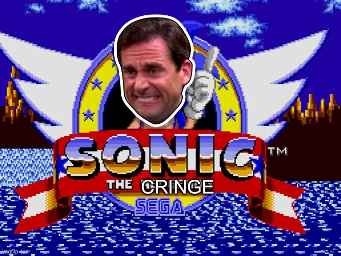 High Quality Sonic the cringe Blank Meme Template