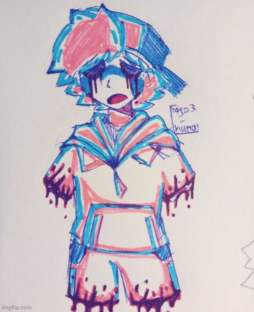 he really went D: | made w/ Imgflip meme maker