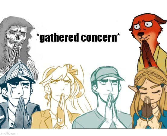 *Gathered Concern* | *gathered concern* | image tagged in gathered concern | made w/ Imgflip meme maker