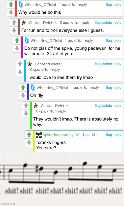 Oh god oh f**k | image tagged in shit shit shit | made w/ Imgflip meme maker